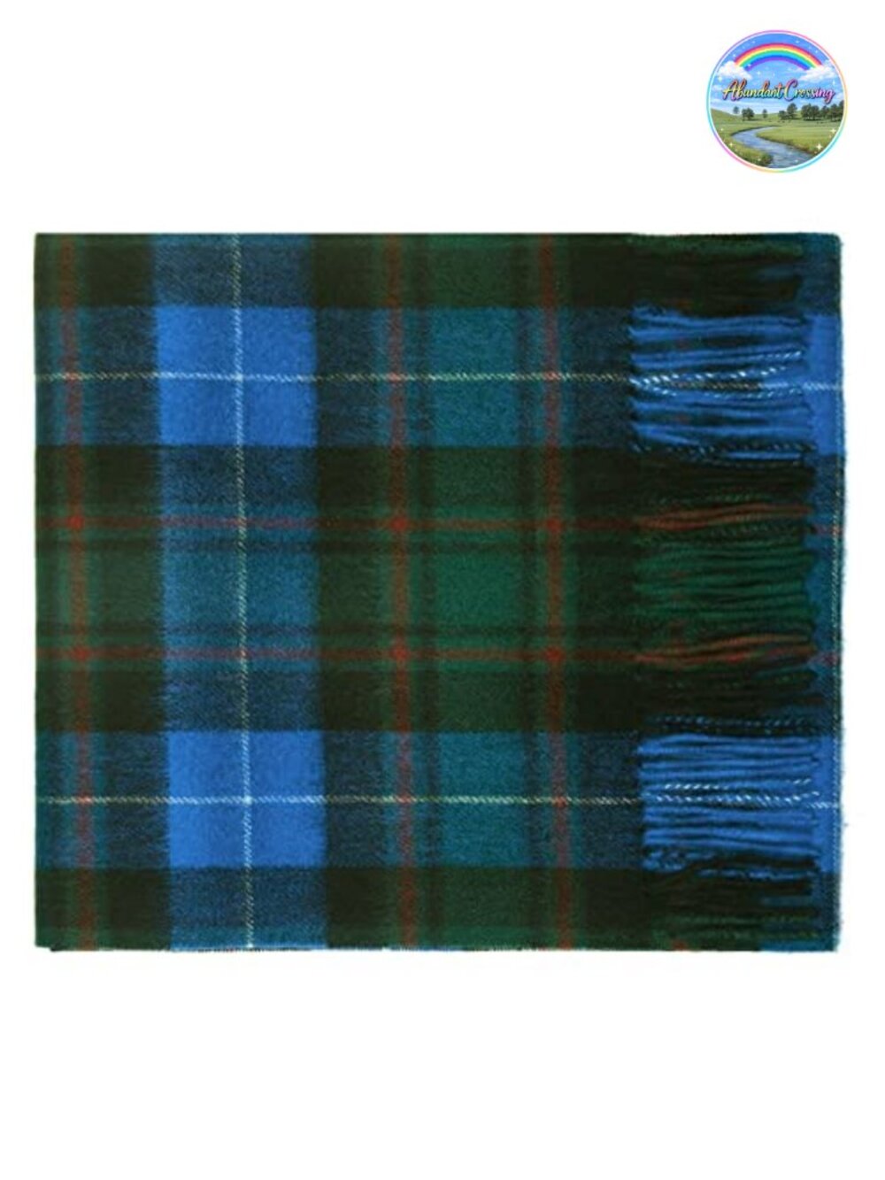 100% Lambswool Tartan Plaid Scarf Scottish Celtic Wrap 68x11